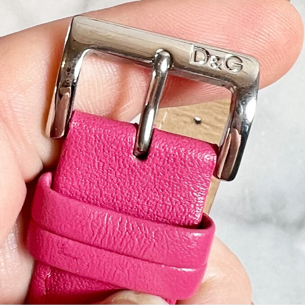 Dolce & Gabbana Fuchsia & Crystal Watch